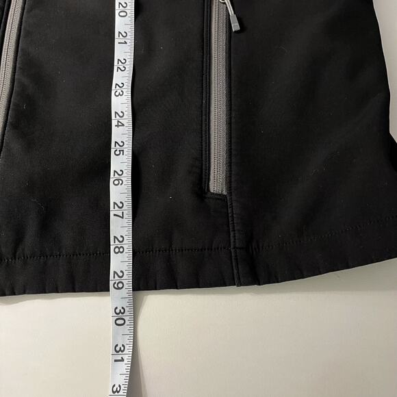 Eddie Bauer Men Soft Shell Jacket Full Zip Sz XL Black Weather Resistant Hiking - Picture 12 of 12